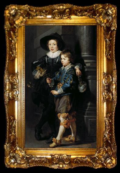 framed  Peter Paul Rubens Albert and Nicolaas Rubens (mk27), ta009-2